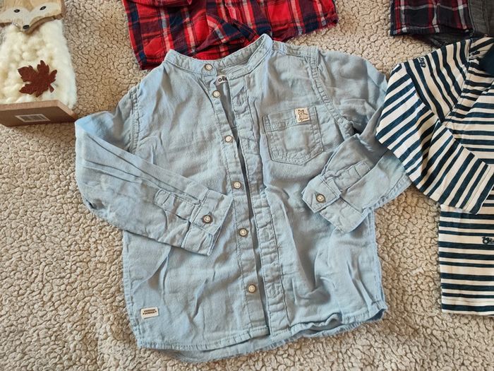 Lot de 4 chemises polo 3 ans - photo numéro 3