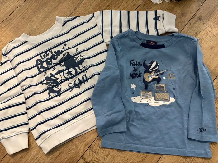 Pull + t-shirt 4 ans