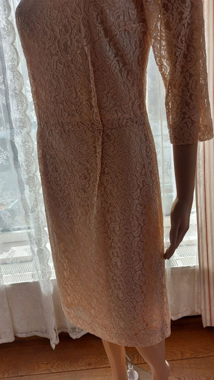 Robe chic rose pâle Just in Case taille 36 - photo numéro 6