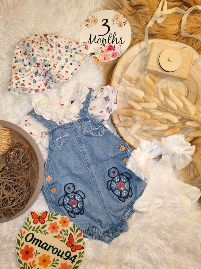 Ensemble complet 5 pièces sergent major fille 3 mois 🎀 - photo numéro 6