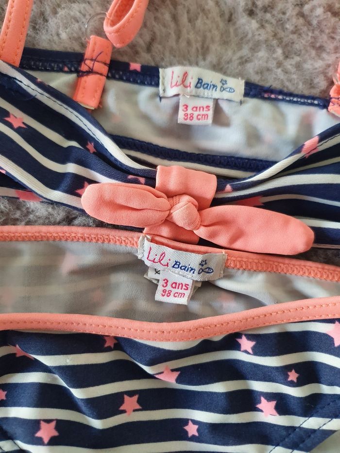Maillot de bain 2 pièces 3 ans - photo numéro 3