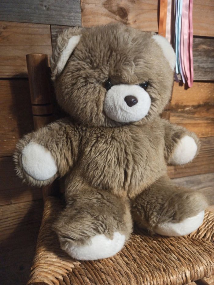Peluche ours Nounours vintage tbe - photo numéro 3