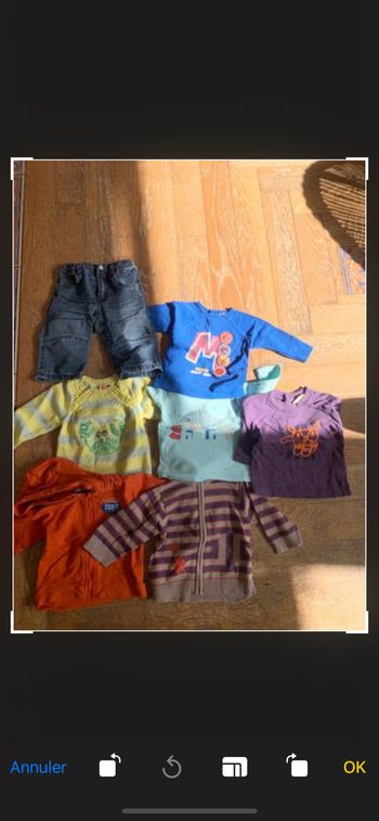 Lot de 7 vêtements bébé garçon 6 mois DPAM