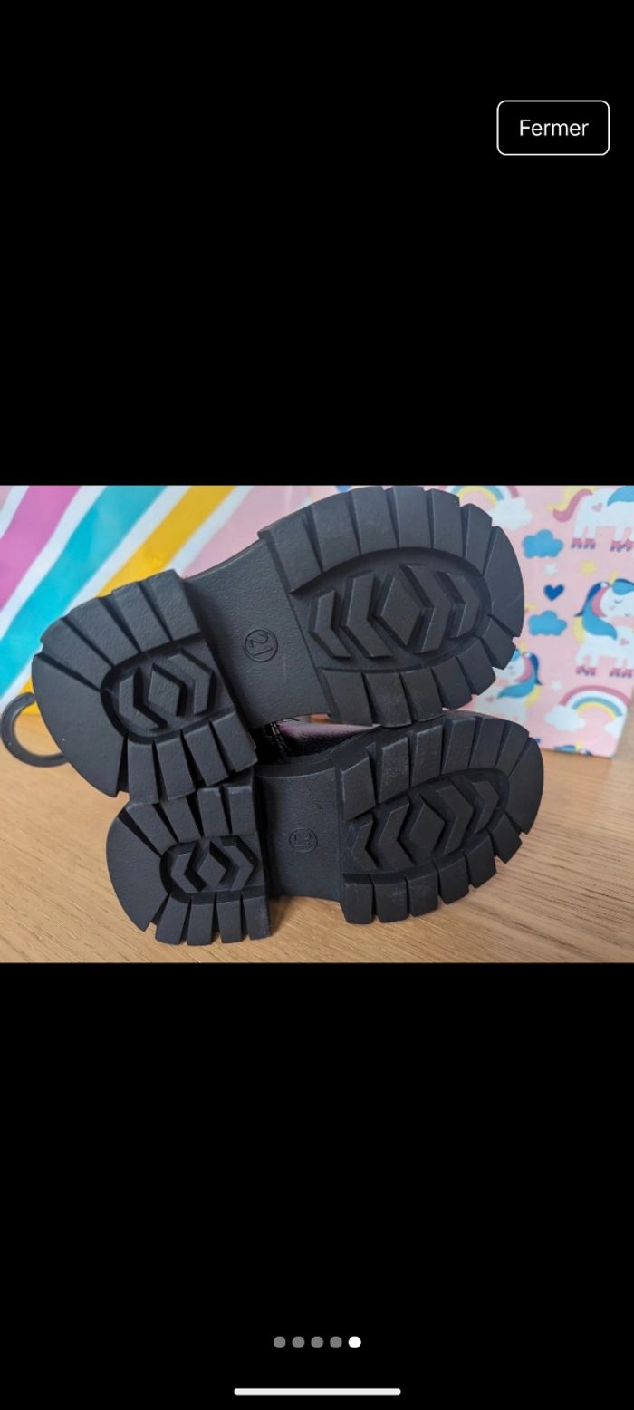 Bottines noires 21 Kiabi - photo numéro 5