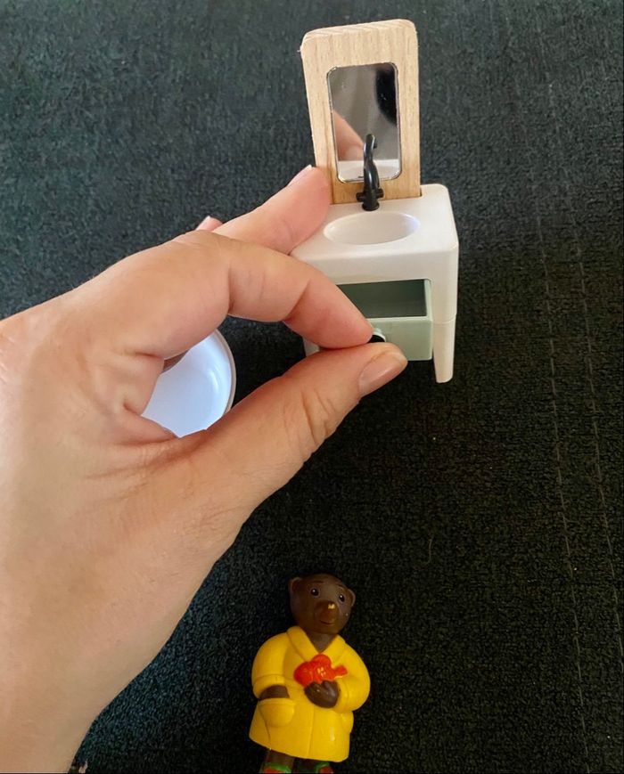 Lot salle de bain petit ours brun - photo numéro 4