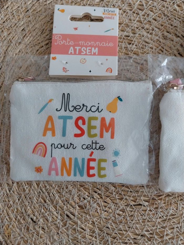 Porte-monnaie Merci ATSEM - photo numéro 2
