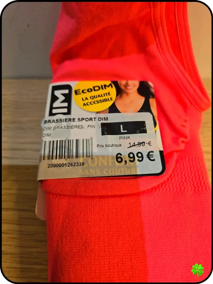 Brassière Dim taille L - photo numéro 2