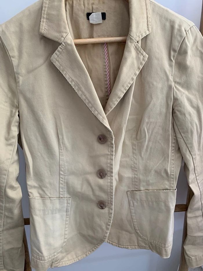Veste J.Crew crème taille M - photo numéro 2