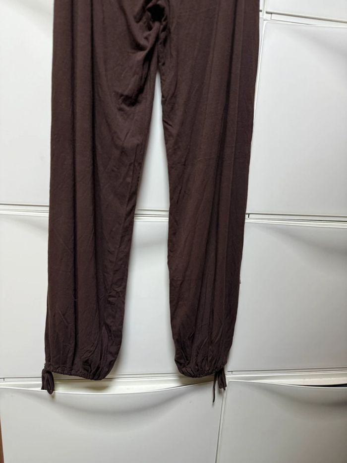 Pantalon large femme marron taille xl - photo numéro 4