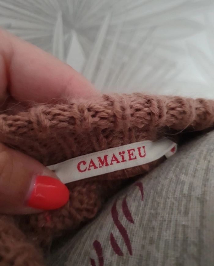 Joli pull original Camaïeu taille 38 - photo numéro 3
