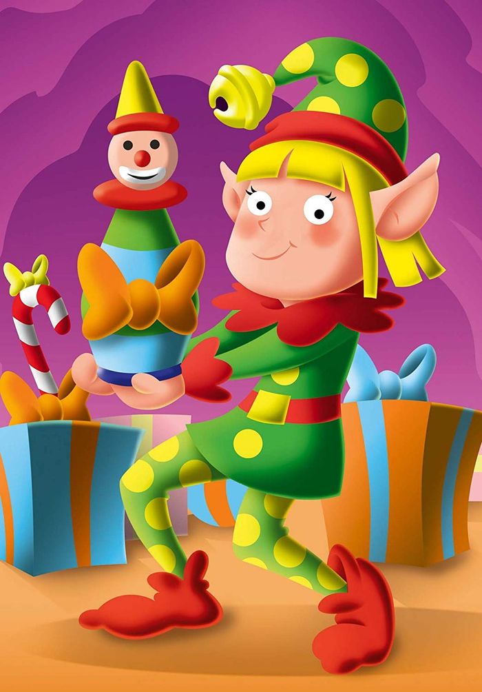 Puzzle Christmas Friends (2,3,4,5pc) Ravensburger 6854 First Version anglaise - photo numéro 5