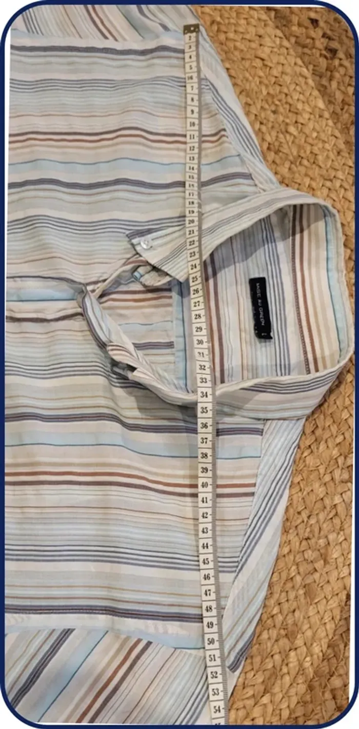 Chemise homme Mise au Green - Taille L
- Beige Clair - Rayures - Très bon état- Homme - photo numéro 11