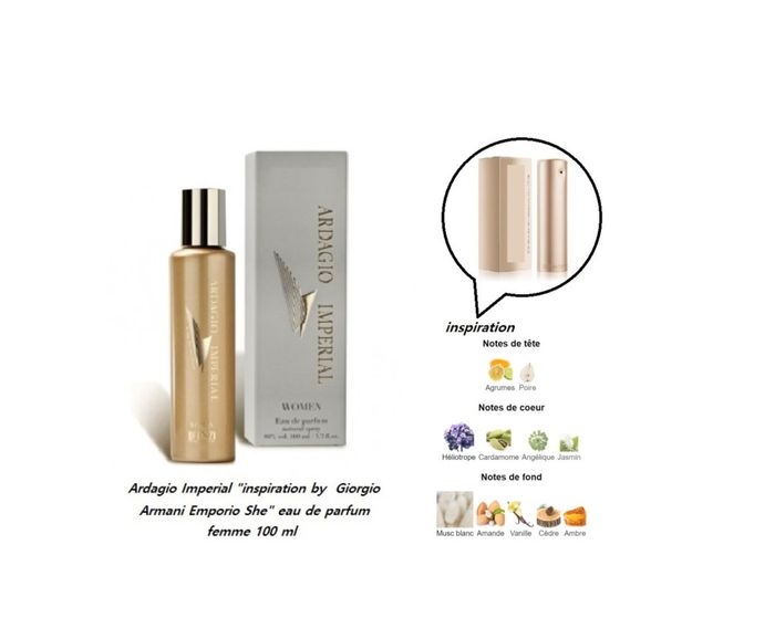 Ardagio Imperial "inspi G-A  Emporio She " eau de parfum femme 100 ml - photo numéro 2
