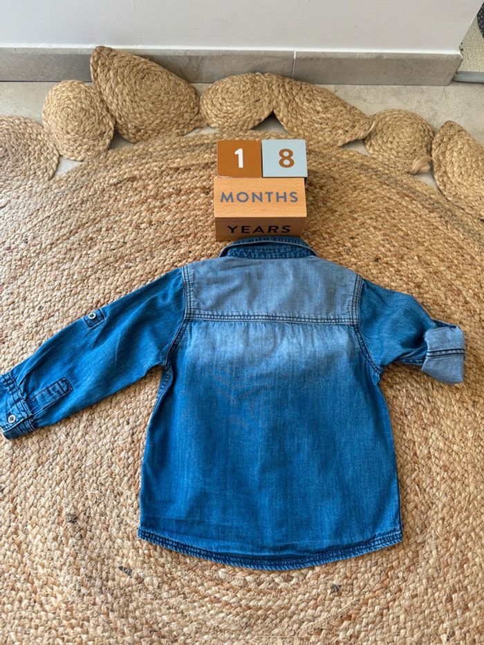 Chemise jean 18 mois - photo numéro 3
