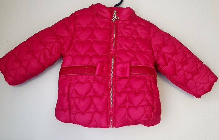 Manteau Boboli rouge 12 mois