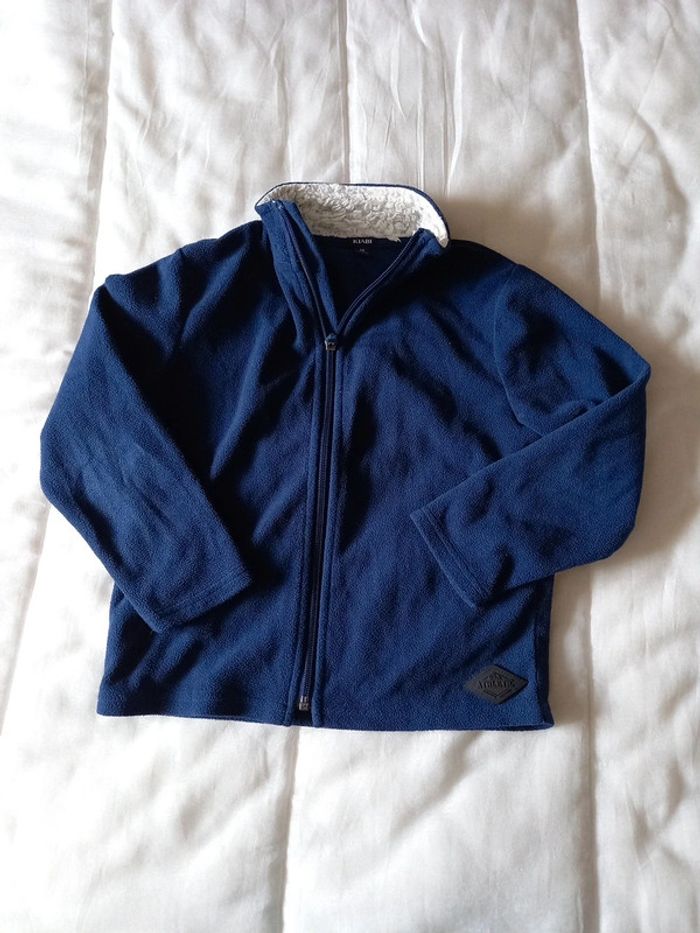 Pull polaire zippé