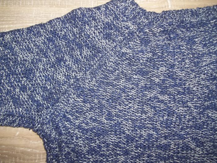 Pull torsadé bleu chiné L.O.G.G. taille S - photo numéro 4