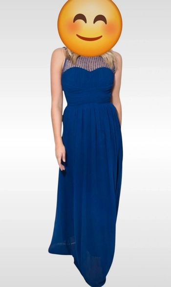 Robe de soirée bleu roi