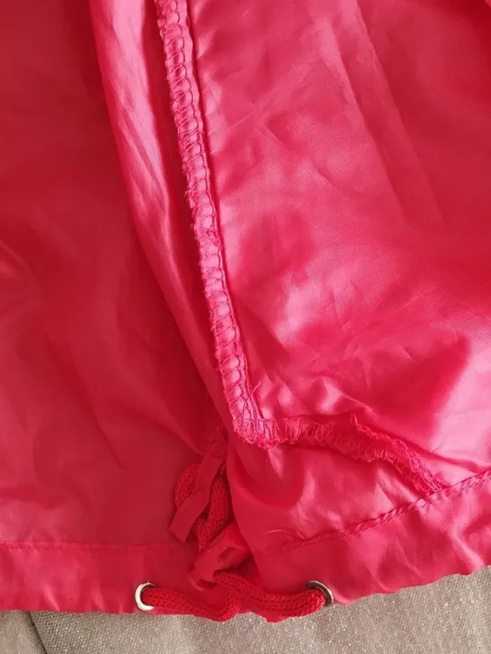 kway eldera rouge bordeaux unisex 8-10 ans - photo numéro 4