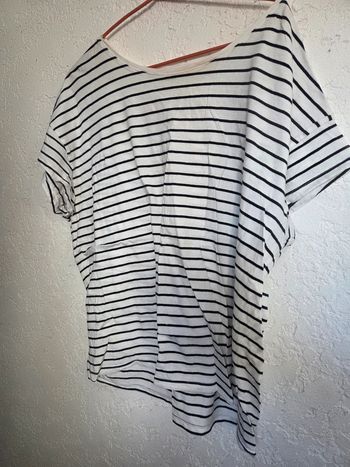 Haut t shirt femme mariniere