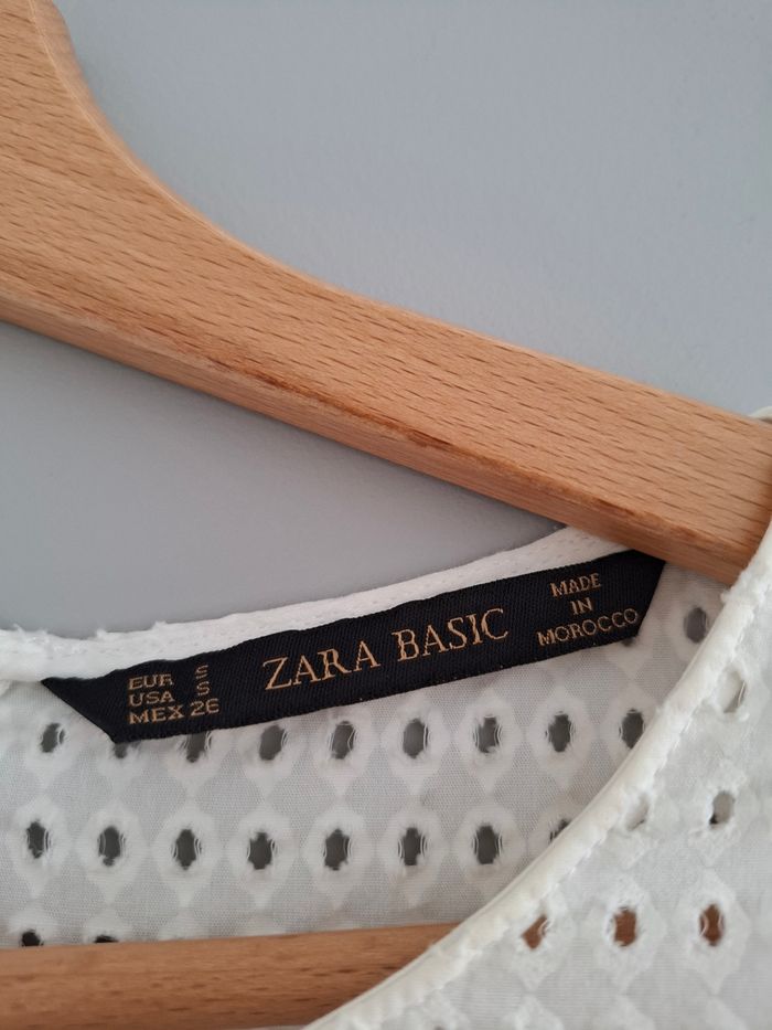 Robe blanche zara - photo numéro 3