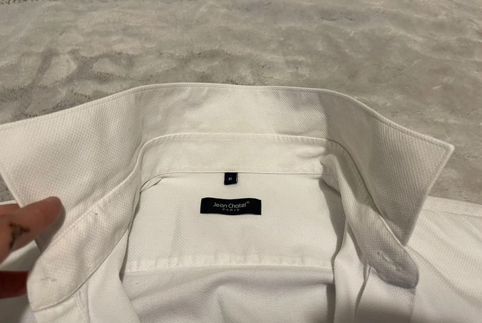 Chemise habillée blanche - Jean Chatel - T. 41 - photo numéro 3