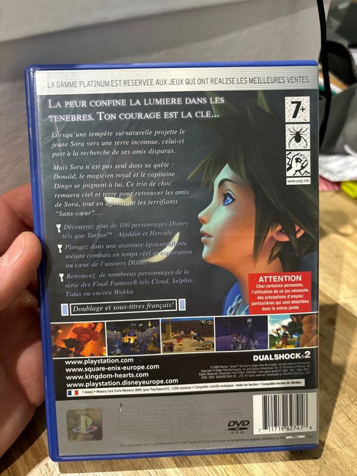 Kingdom Hearts - version Platinum - Playstation 2 (PS2) - photo numéro 2