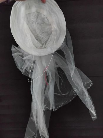 Chapeau de mariée vintage