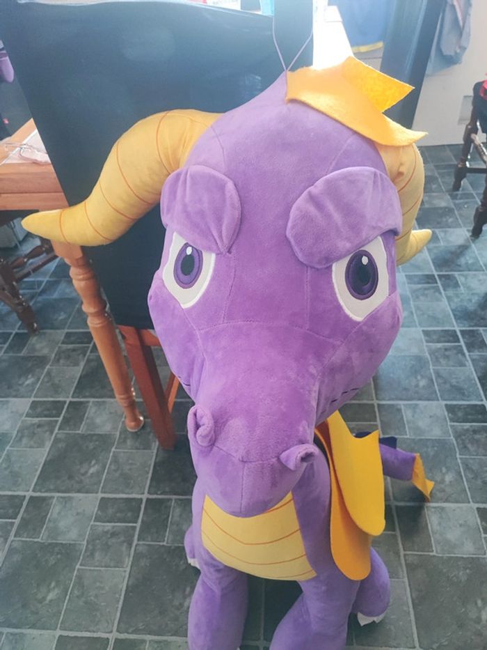 Rare Grande peluche 1 mètre spyro Activision xxl - photo numéro 2