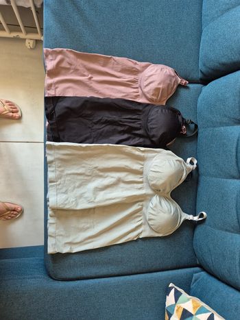 Lot de 3 Débardeurs grossesse et allaitement