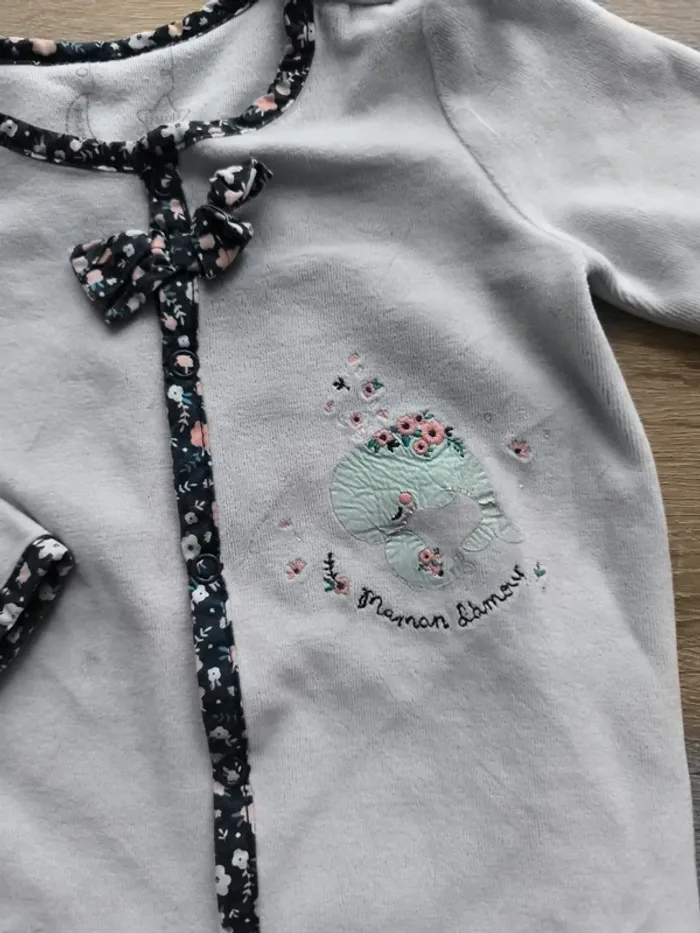 Pyjama maman d amour sergent major 12 mois baleine - photo numéro 3