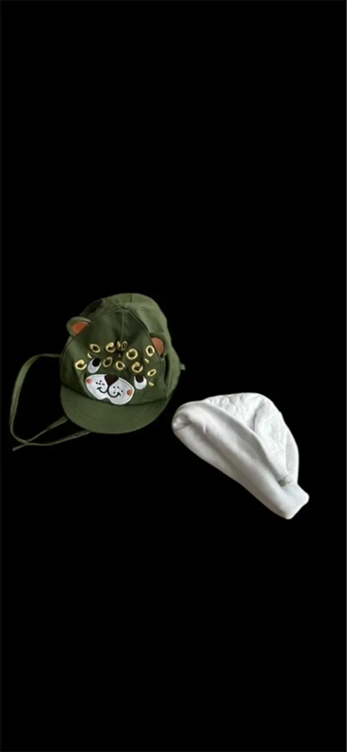 Ensemble bonnet et casquette