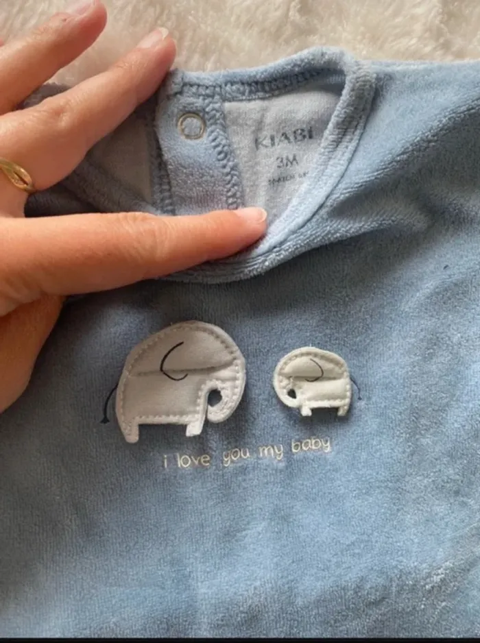 Pyjama velour kiabi - photo numéro 2