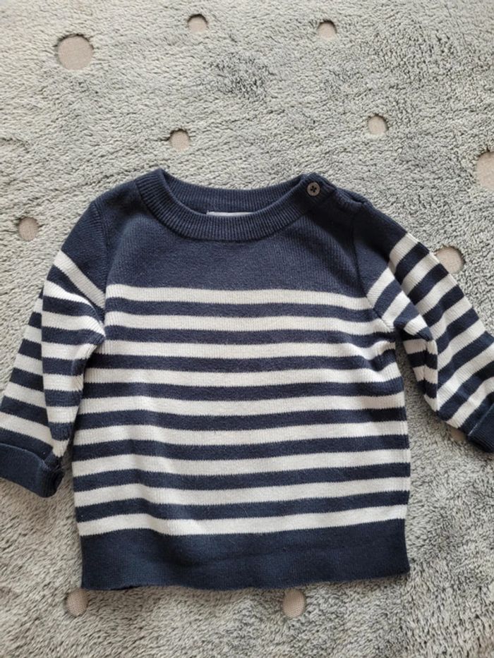 Pull marinière 6 mois