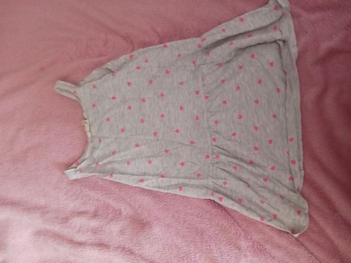 Robe grise et rose H&M 3 ans