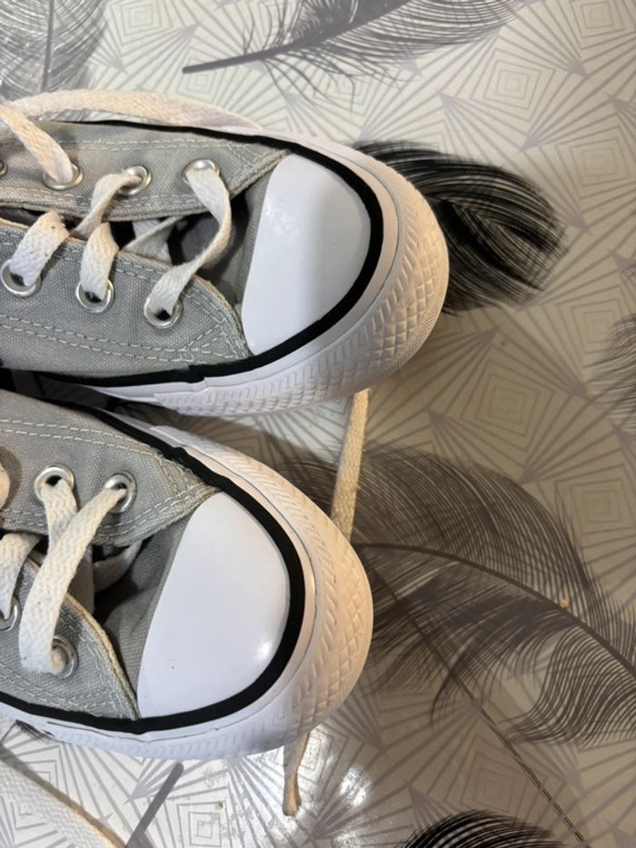 Converse All Star basses grises - photo numéro 3