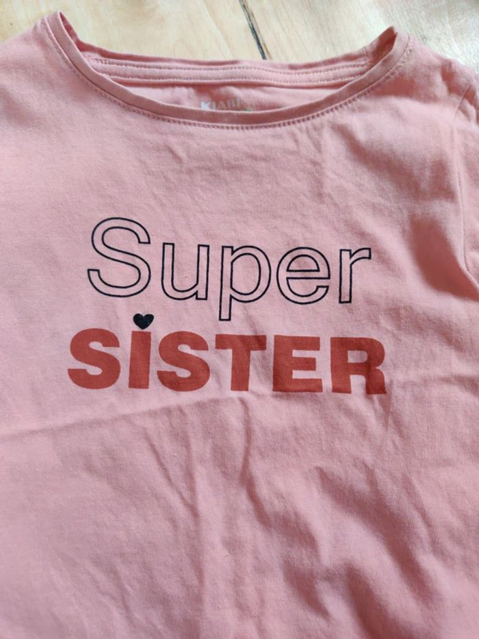 Tee-shirt super sisiter - photo numéro 2