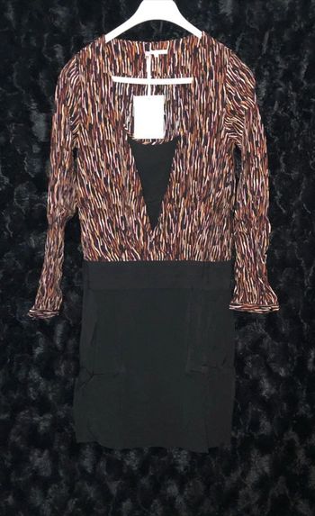 Robe imprimée effet cache cœur