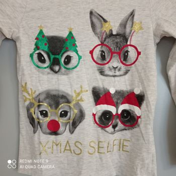 Rigolo t-shirt selfies animaux 7/8ans