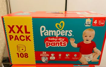 Couche Pampers pants taille 4