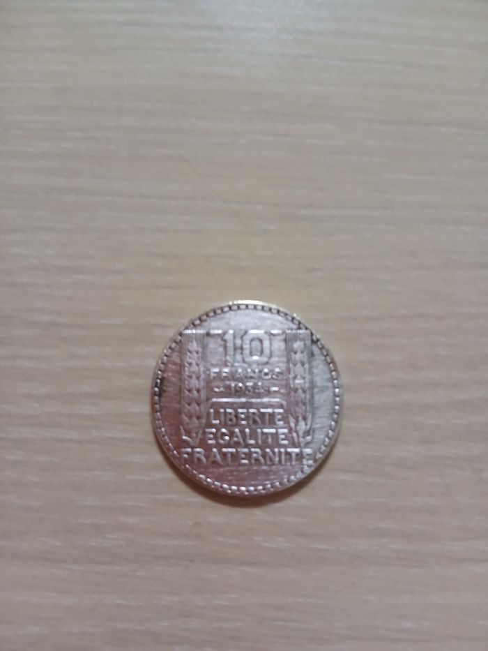 Piece de collection argente francaise annee 1934 tres bonne etat - photo numéro 2