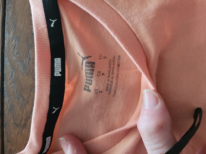 T shirt abricot puma S - photo numéro 5