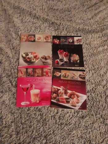 Lot 4 livres cuisine
