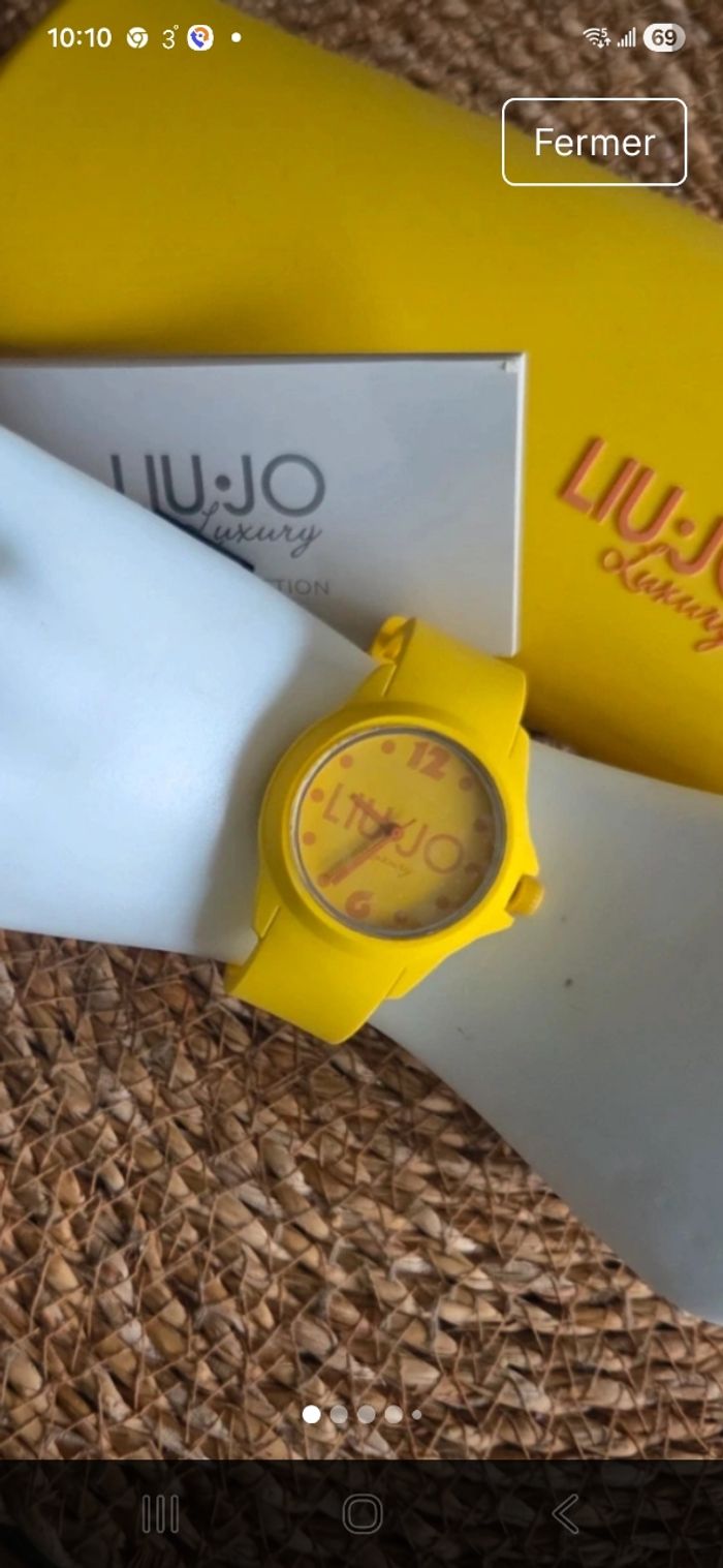 Montre Liu Jo. Neuve. Jaune - photo numéro 9