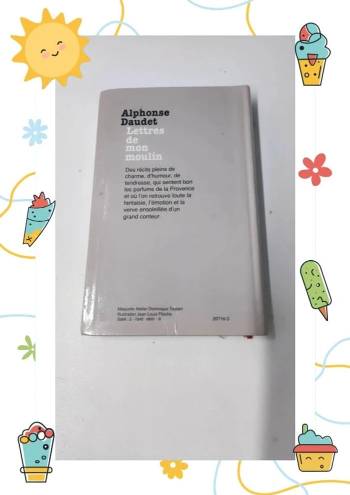 Livre lettres de mon moulin Alphonse Daudet - photo numéro 2