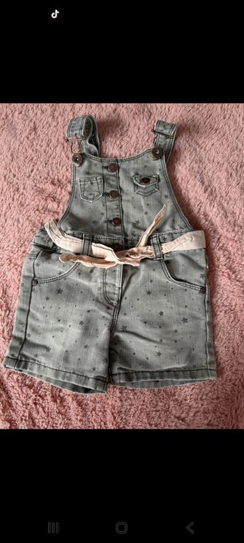 Salopette  short kiabi