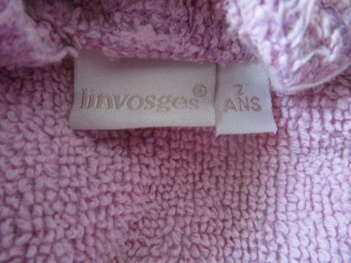 Peignoir rose/mauve Linvosges 2 ans TBE - photo numéro 5