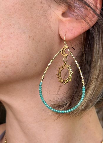 Boucles d’oreilles or