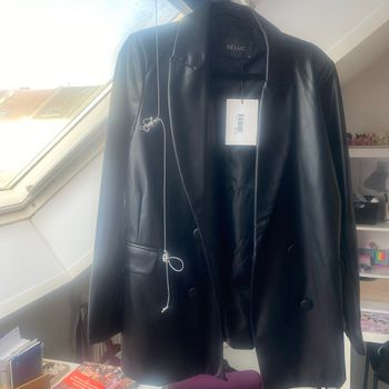 Veste imitation cuir neuve