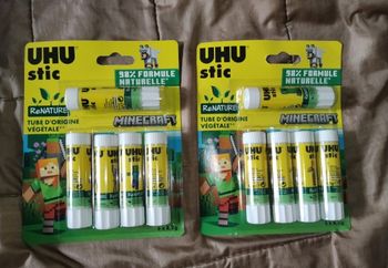 Lot 10 colles uhu Minecraft